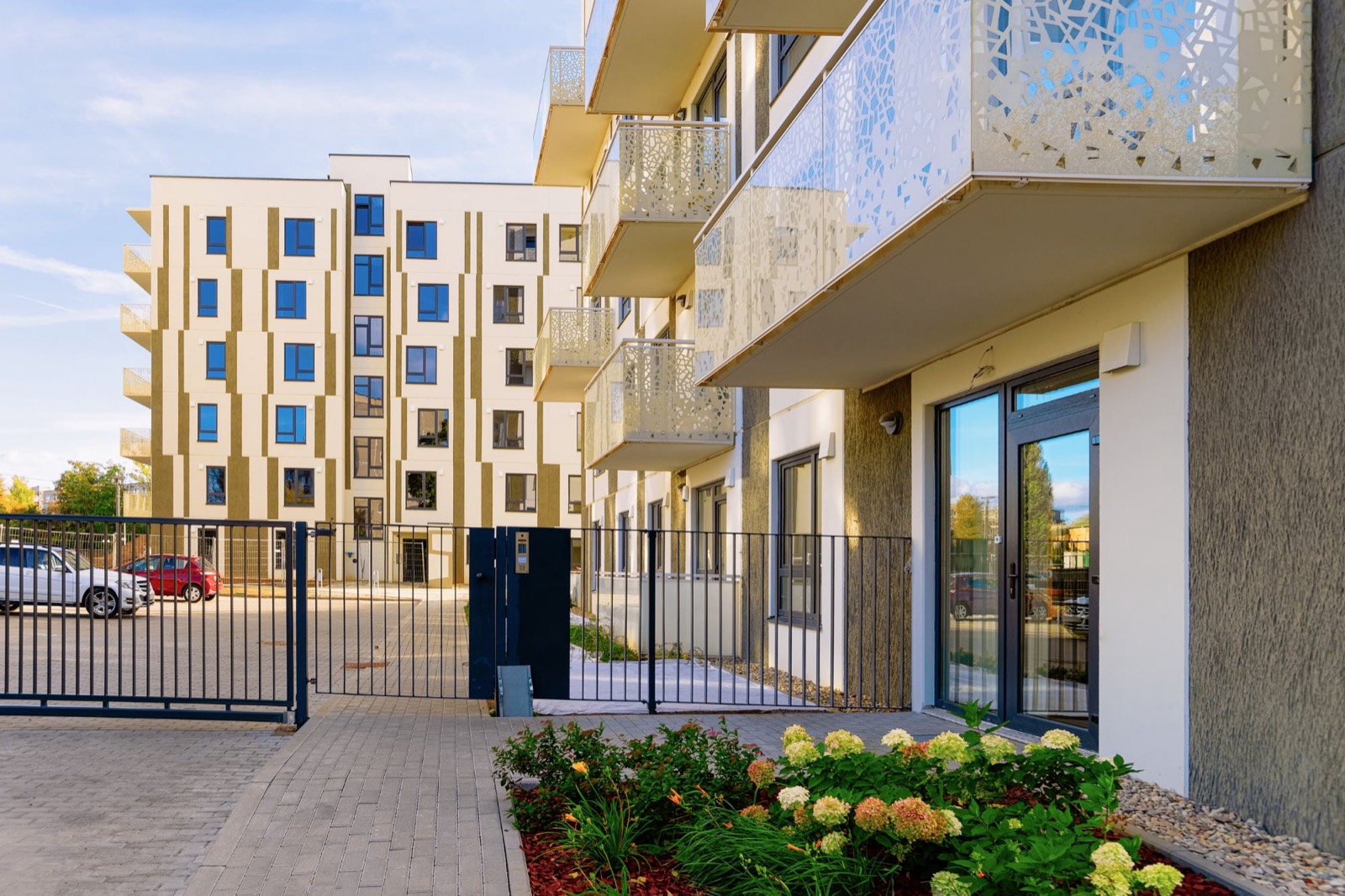 Walk-up condominium complex in Puerto Rico